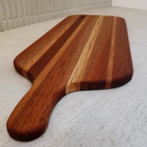 Planche apéro en hêtre, sipo et teck 53x20cm