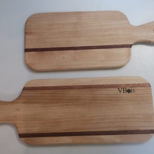 Planche apéro en hêtre et sipo
